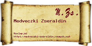 Medveczki Zseraldin névjegykártya
